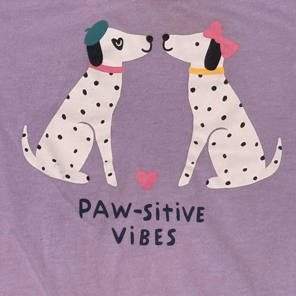 Garanimals Lavender Tee with Dalmatian Design - Picture 3 of 4